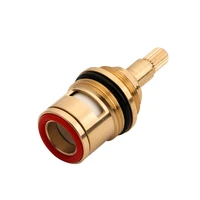 brass ceramic tap valve for hot cold faucet replacement cartridge g34 single anticlockwise blue faucet valve tap accessories