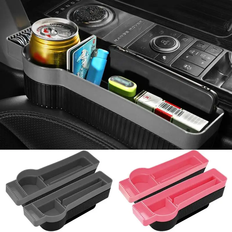 

Car Seat Gap Filler Universal Car Seat Gap Filler Side Pocket Organizer Seat Crevice Storage Box With Separable Compartment