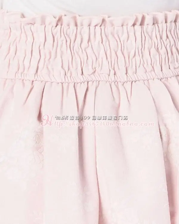 Распродажа юбки с высокой талией Лизы из японской бархатной ленты Флокированным