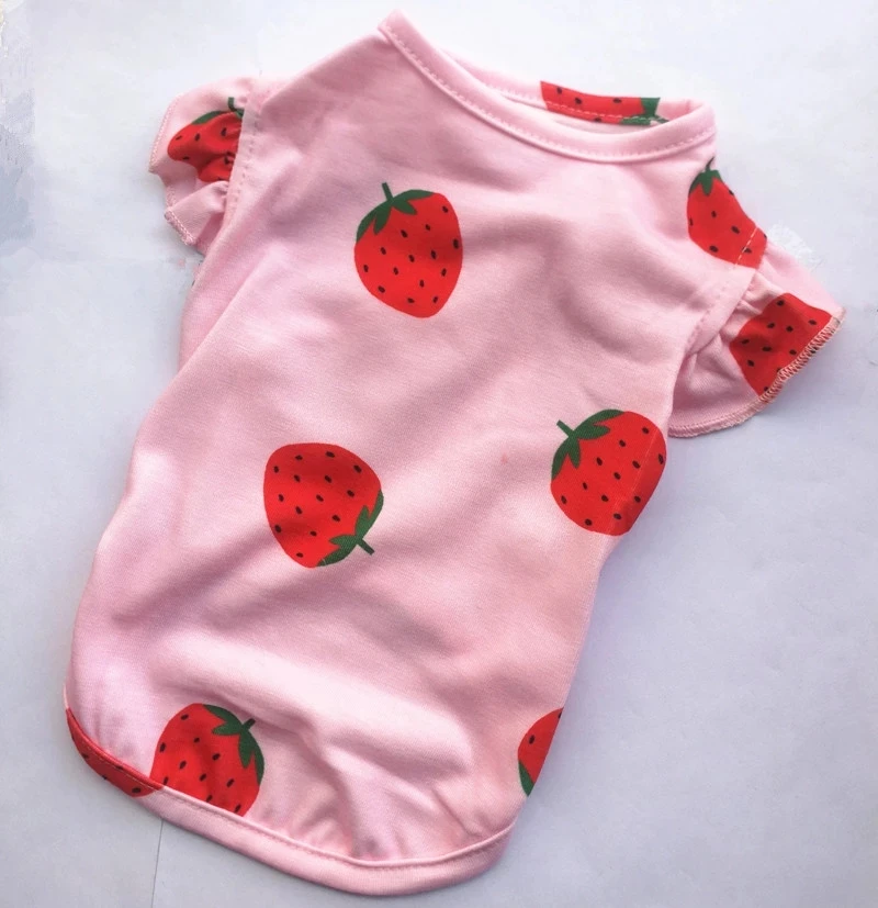 Милая Одежда для собак платье весенне-летние костюмы маленьких питомцев одежда с