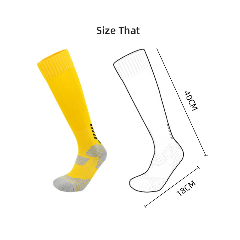 Male Children Men Women Through knee-high Socks Football Youth Training Antiskid Sports Socks Pupil Towel Stockings Soccer Socks