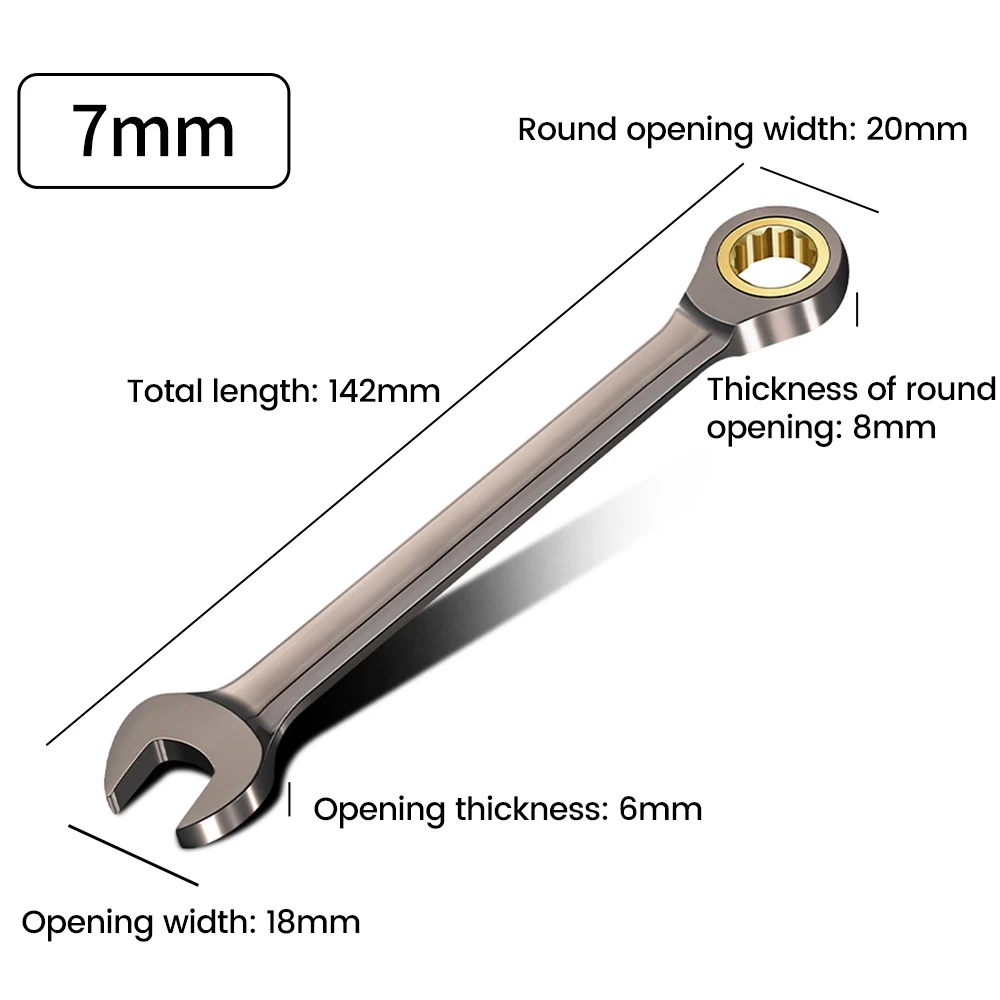 

Aideepen Накидной ключ Torx с трещоткой 7-12 мм