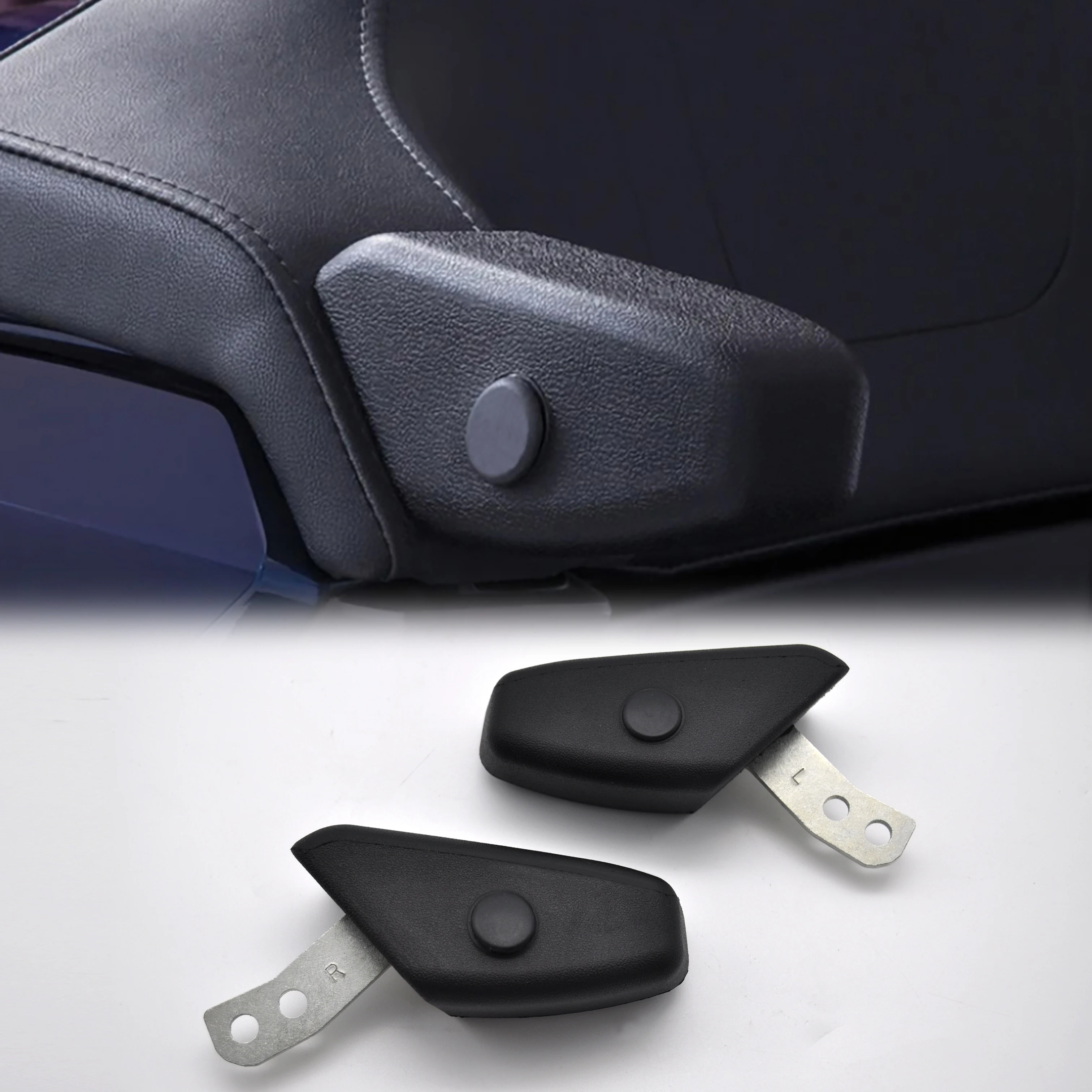 

For Honda Gold Wing 1800 GL1800 Tour 2018-2020 Motorcycle Left & Right Rear Passenger Adjustable Armrests