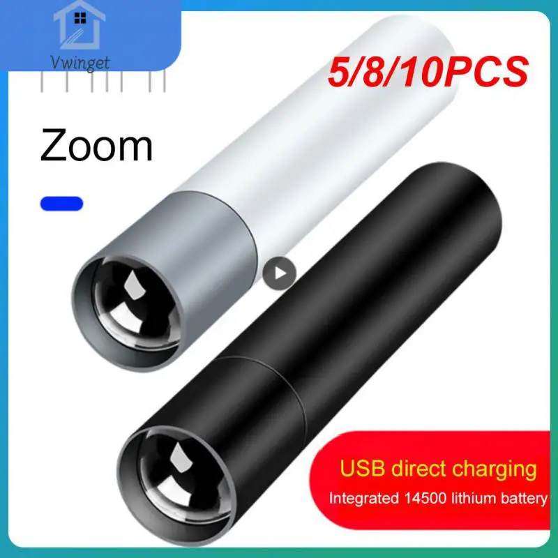

5/8/10PCS Mini Led Flashlight For Hunting Cycling Climbing Lantern 100 Meters Lighting Xpe Flashlight Waterproof Hot Wholesale