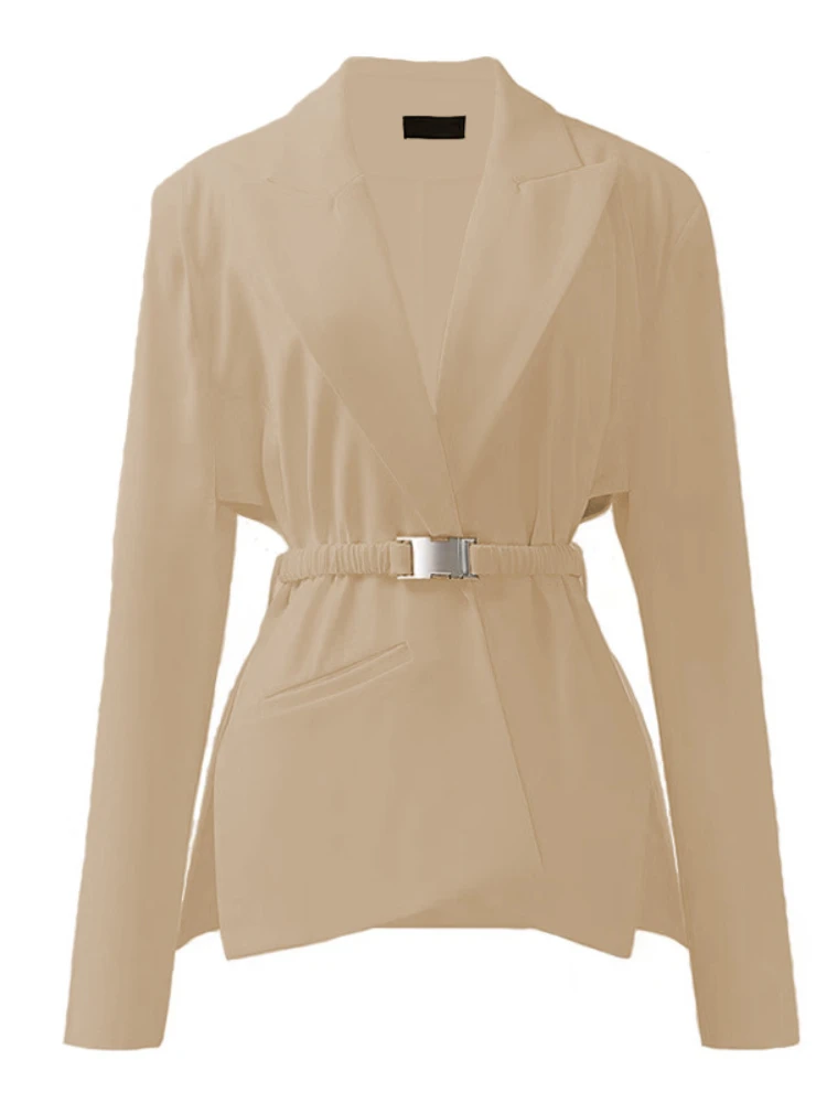 Женские костюмы на весну и лето городские офисные для отдыха работы с поясом