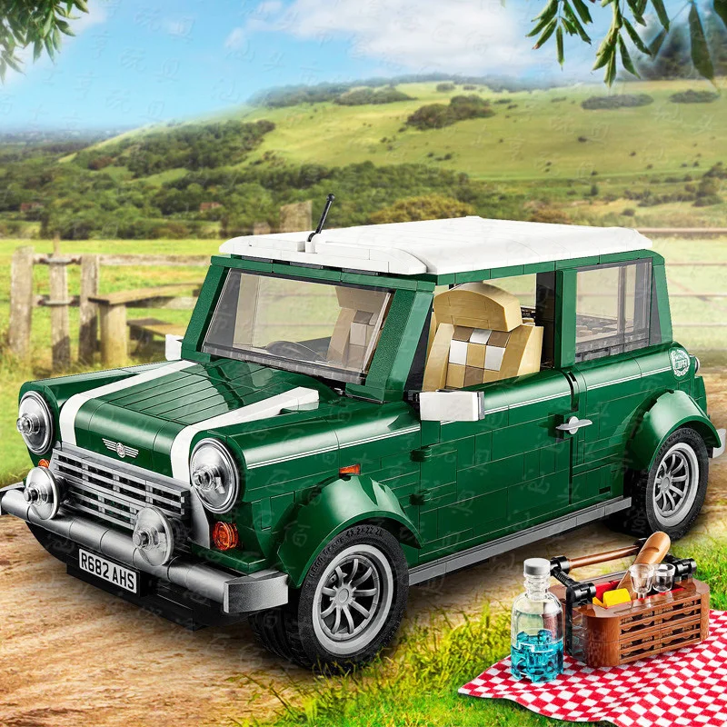 

1108pcs Technical Series MINI Cooper MK VII Car Model Set Building Blocks Bricks Toys for Kids Christmas Gift Compatible 10242