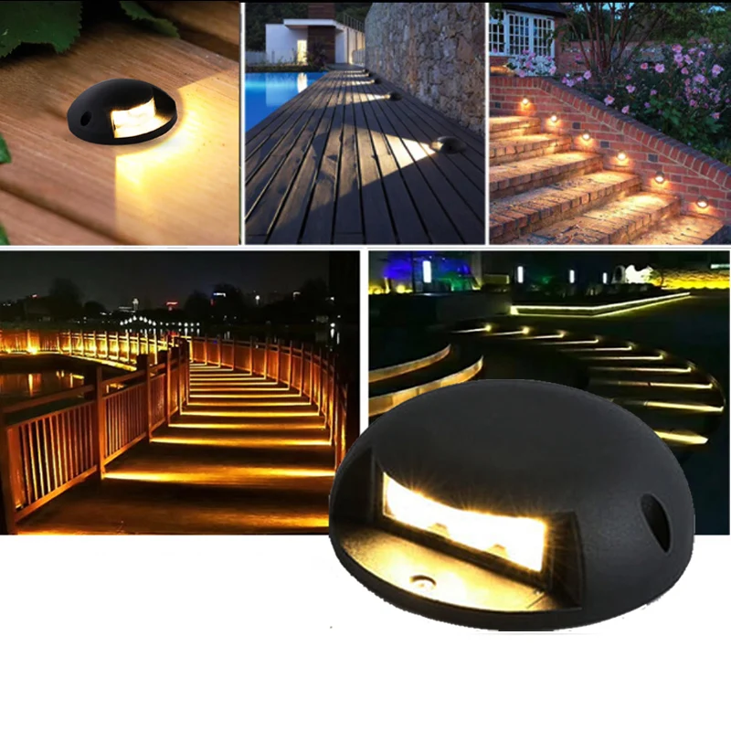 

Waterproof LED Underground Lamp two four side Outdoor Garden Side 2W4W8W Floor Buried Spot Yard Path Landscape Deck Lights