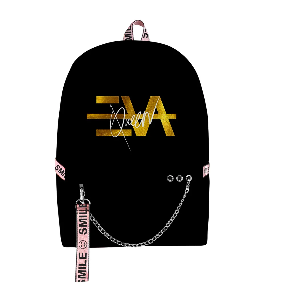 

Kawaii Youthful Novelty School Bags Unisex Eva Queen Travel Bag 3D Print Oxford Waterproof Notebook Trendy Shoulder Backpacks