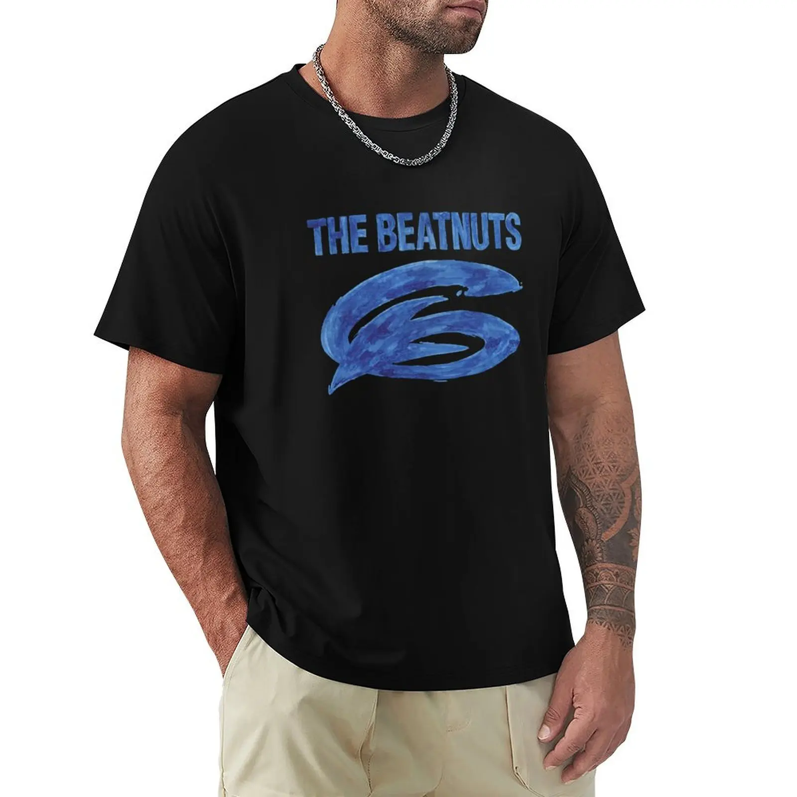 Фото Футболка The Beatnuts синего цвета, солнцезащитная, для активного отдыха на природе. №1