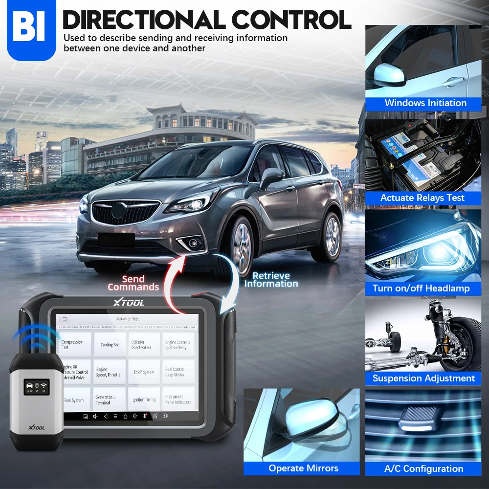 XTOOL D9HD 12/24 В грузовики диагностический сканер инструмент сверхмощный грузовик OBD2