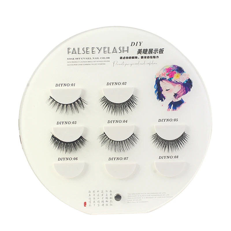 Доска для демонстрации накладных ресниц с полной полосой подставка в салоне