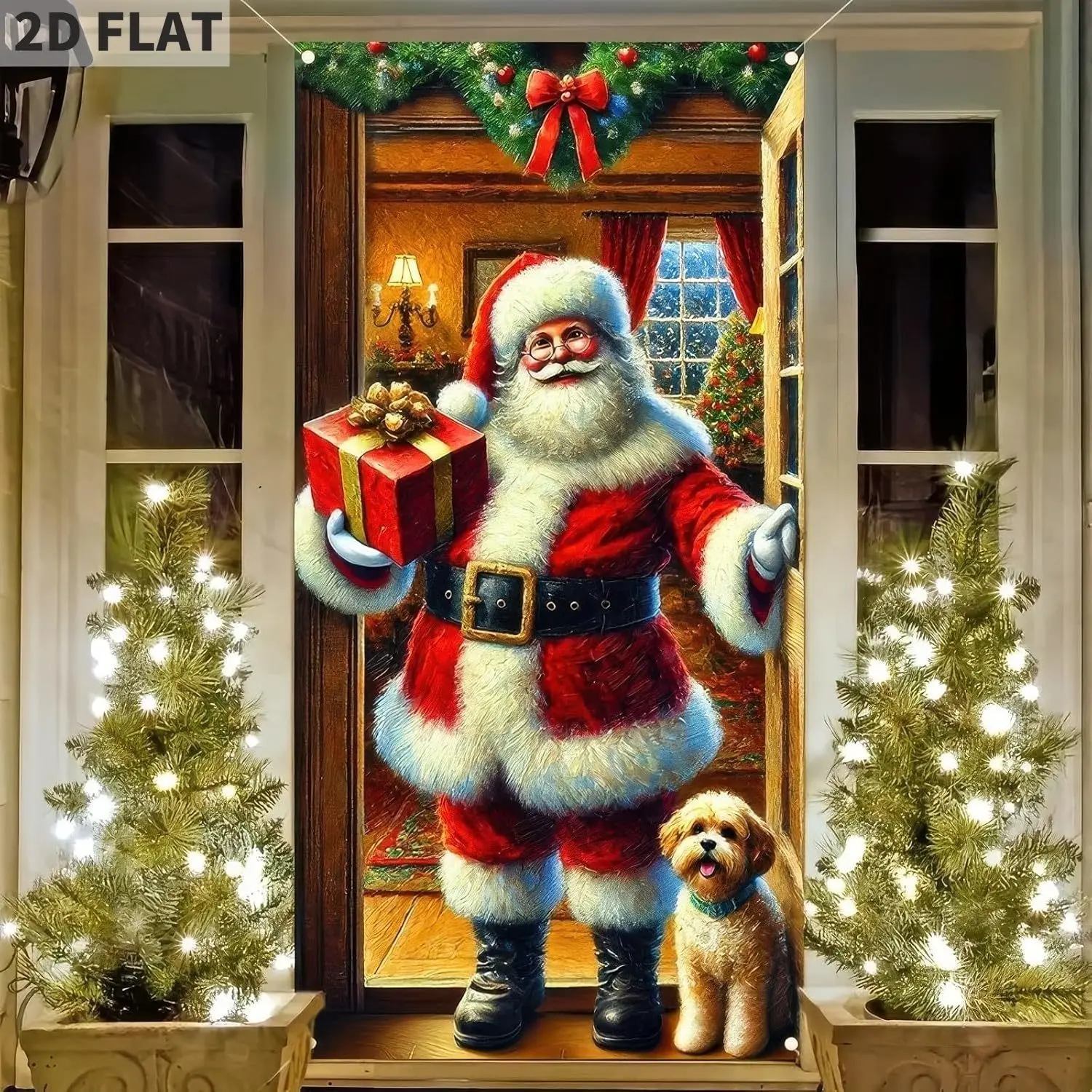 Рождественский баннер Санта-Клаус