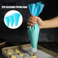 repeatable trial silicone decorating bag cake decorating tools bakery accessories pastry cookies kichen tools cooking 121416in