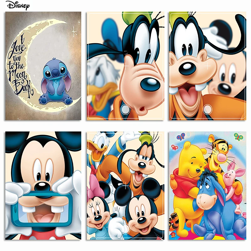 

5D Diamond Painting Disney Cartoon Mickey Mouse and Walt Disney Cross Stitch Embroidery Handmade Mosaic Full Drill Home Decor
