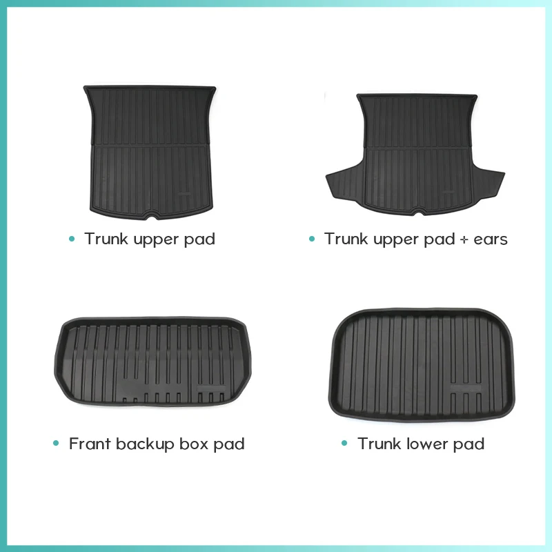 

Trunk Mat for Tesla Model Y TPE Car Floor Mat Front Spare Modification Accessories