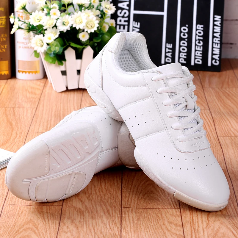 Fitness sneakers Women Walking Shoes Comfortable Breathable Casual Shoes Sports Footwear White Trainers Lace-up  Wear-resistance