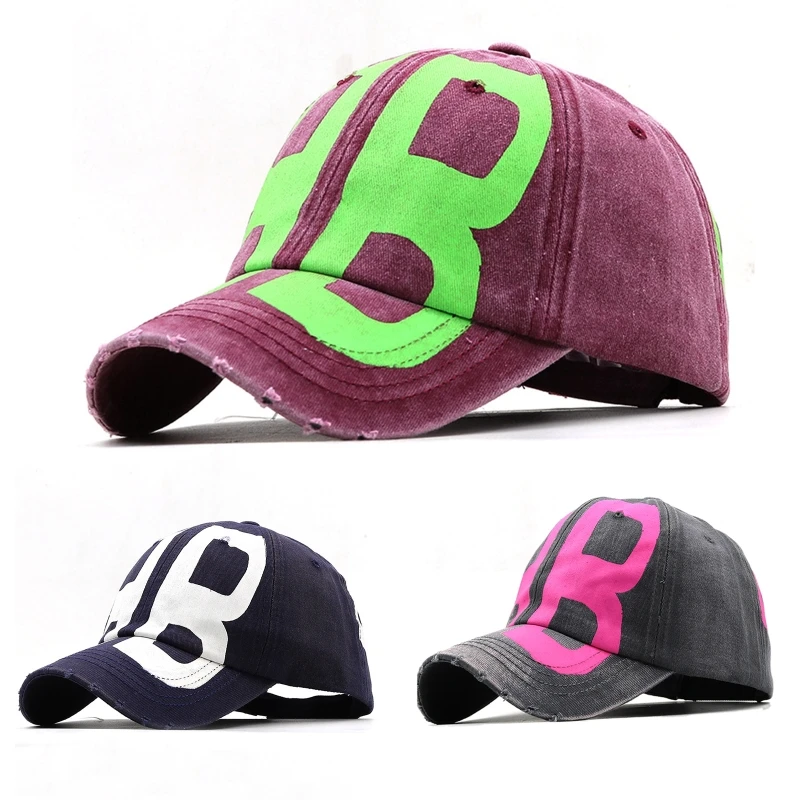 Регулируемая бейсбольная Снэпбэк Кепка с граффити буквой B летняя шляпа от