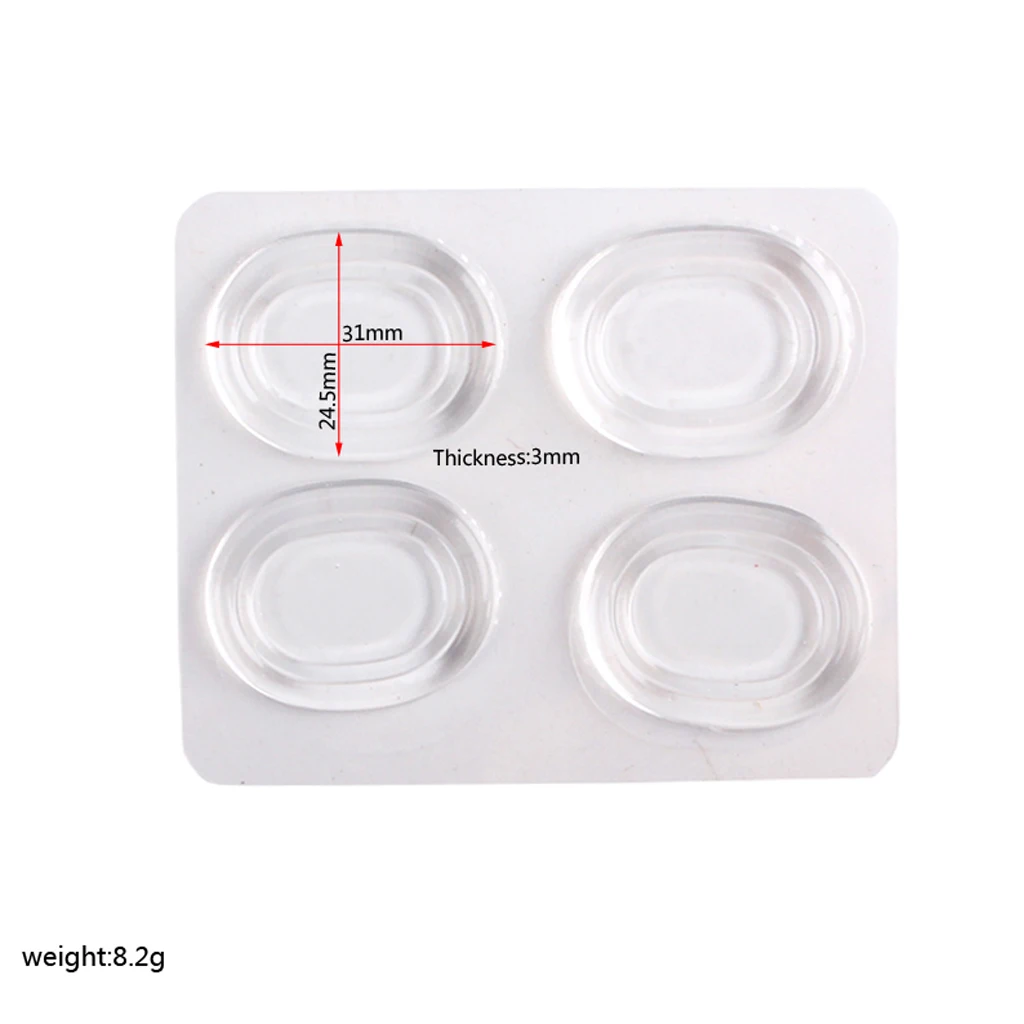 

4pcs/set Snare Drum Mute Pad Drum Damper Gel Pads Snare Tom Drum Muffler Mute Transparent Percussion Instrument Accessories