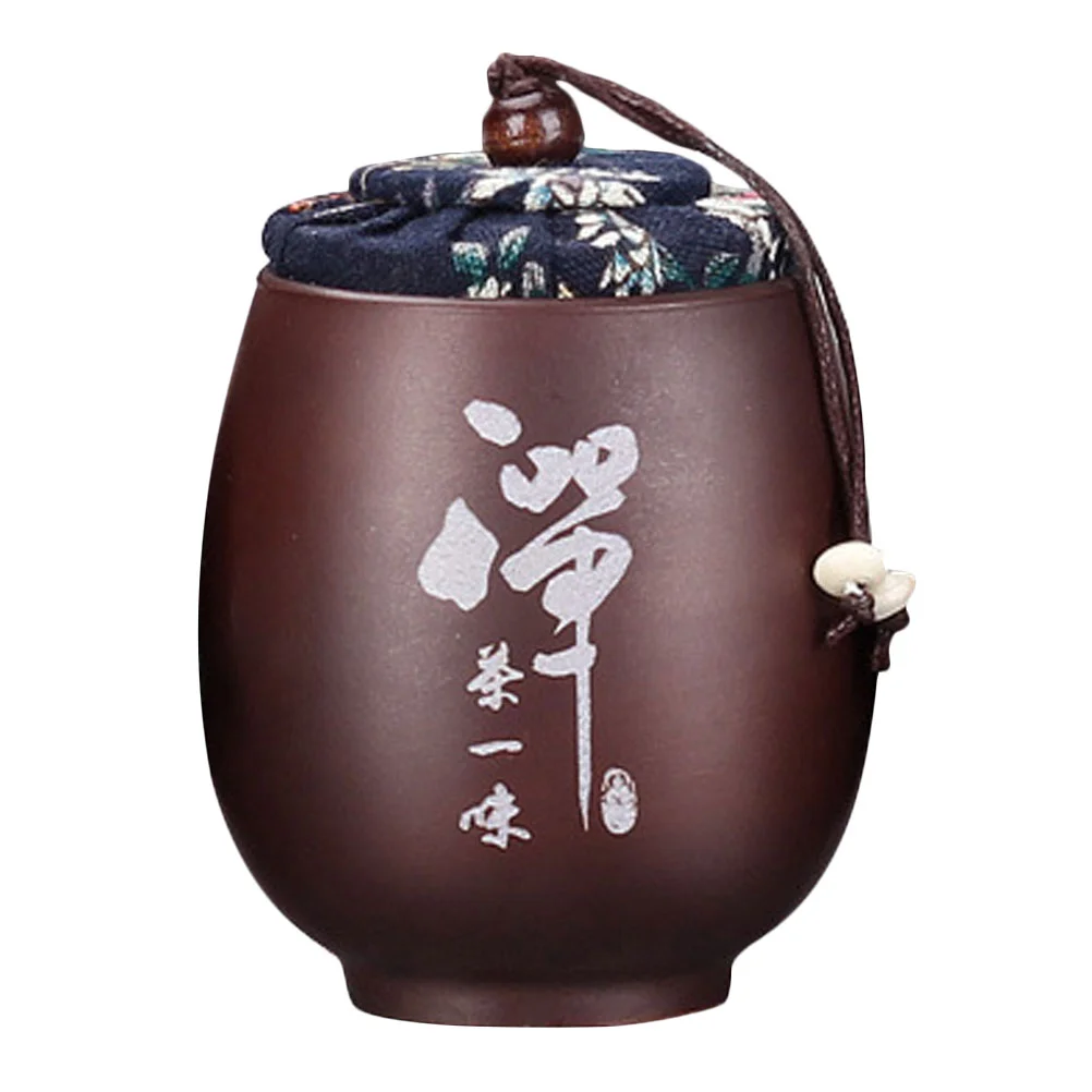 

1 шт. керамическая чайная герметичная банка, мини банка для хранения чая, керамическая чайная упаковочная коробка, маленькая чайная упаково...