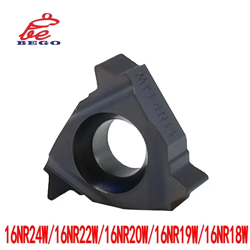 

16NR24W Carbide Inserts Thread Cutting External Turning Tool CNC Cutter Blade 55° Whitworth Full Profile Threading Insert