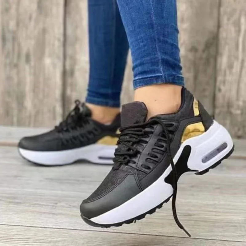 2022 New Trend Women Sneakers Platform Running Shoes Ladies Outdoor Fashion Air Cushion Casual Walking Shoes Zapatillas Mujer