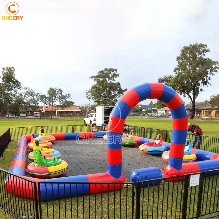 Крутая езда на автомобилях бампер с льдом лазерная стрельба НЛО надувная лампа