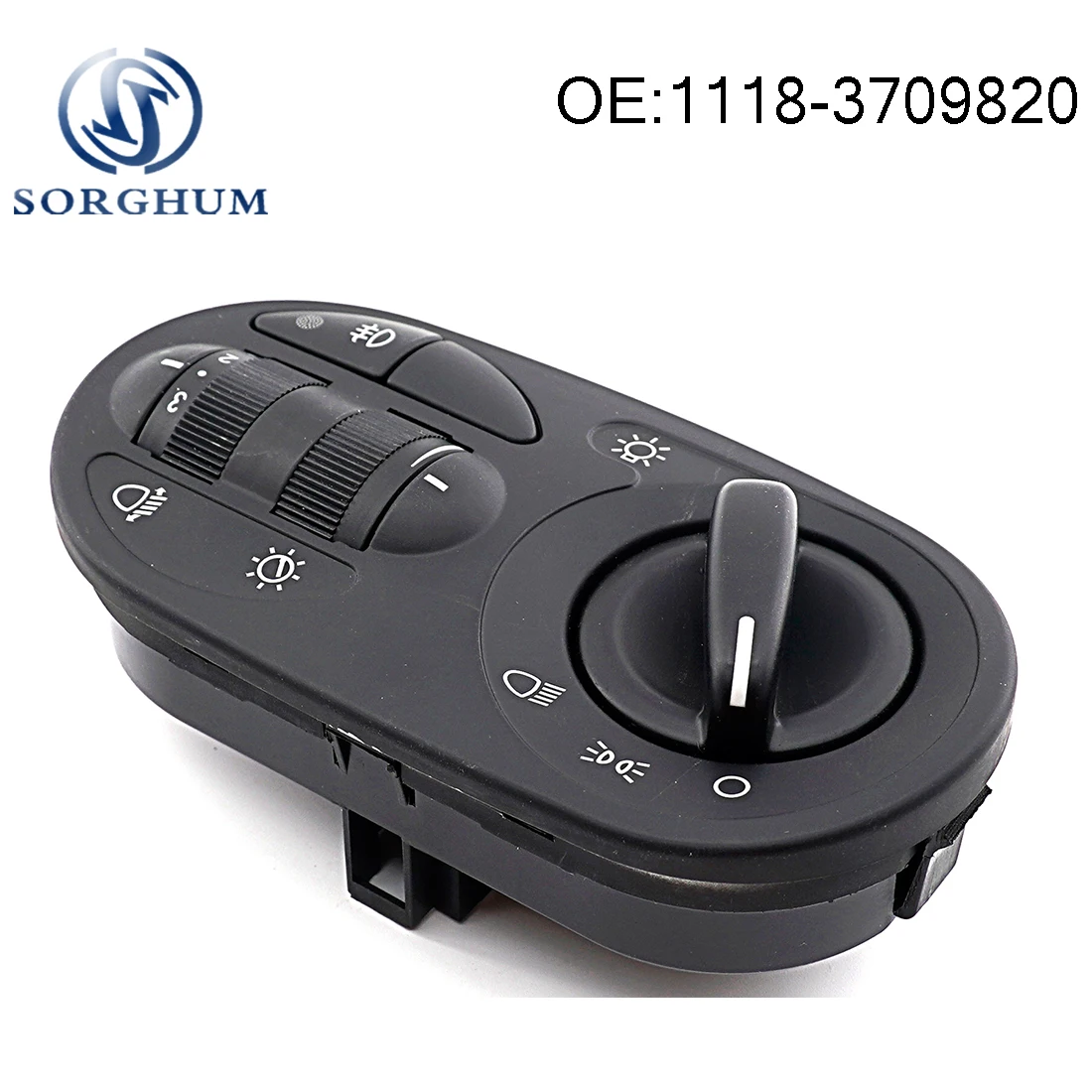

New Black Auto Headlamp Combination Switch 1118-3709820 For Lada