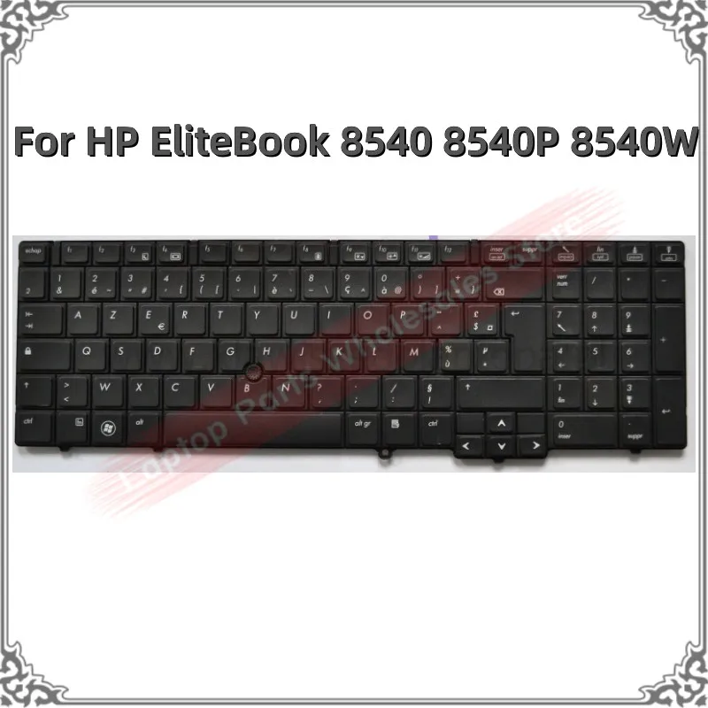 Клавиатура для ноутбука HP EliteBook 8540 8540P 8540 Вт, сменная клавиатура с точкой 8540