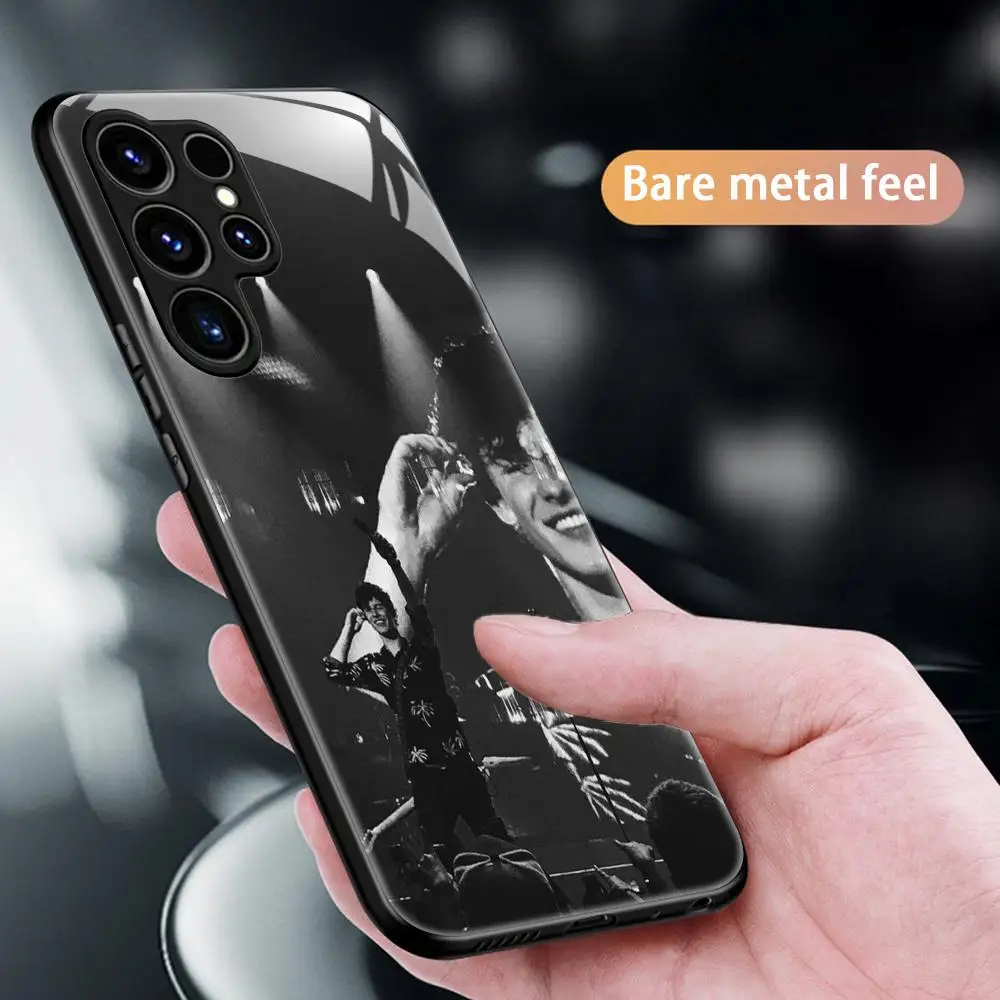 Фото Модный чехол для телефона с изображением певца Шона Мендеса для Samsung S26 S25 S24 S23 S22 S21 Plus Ultra Note20, стеклянный магнитный чехол. №3