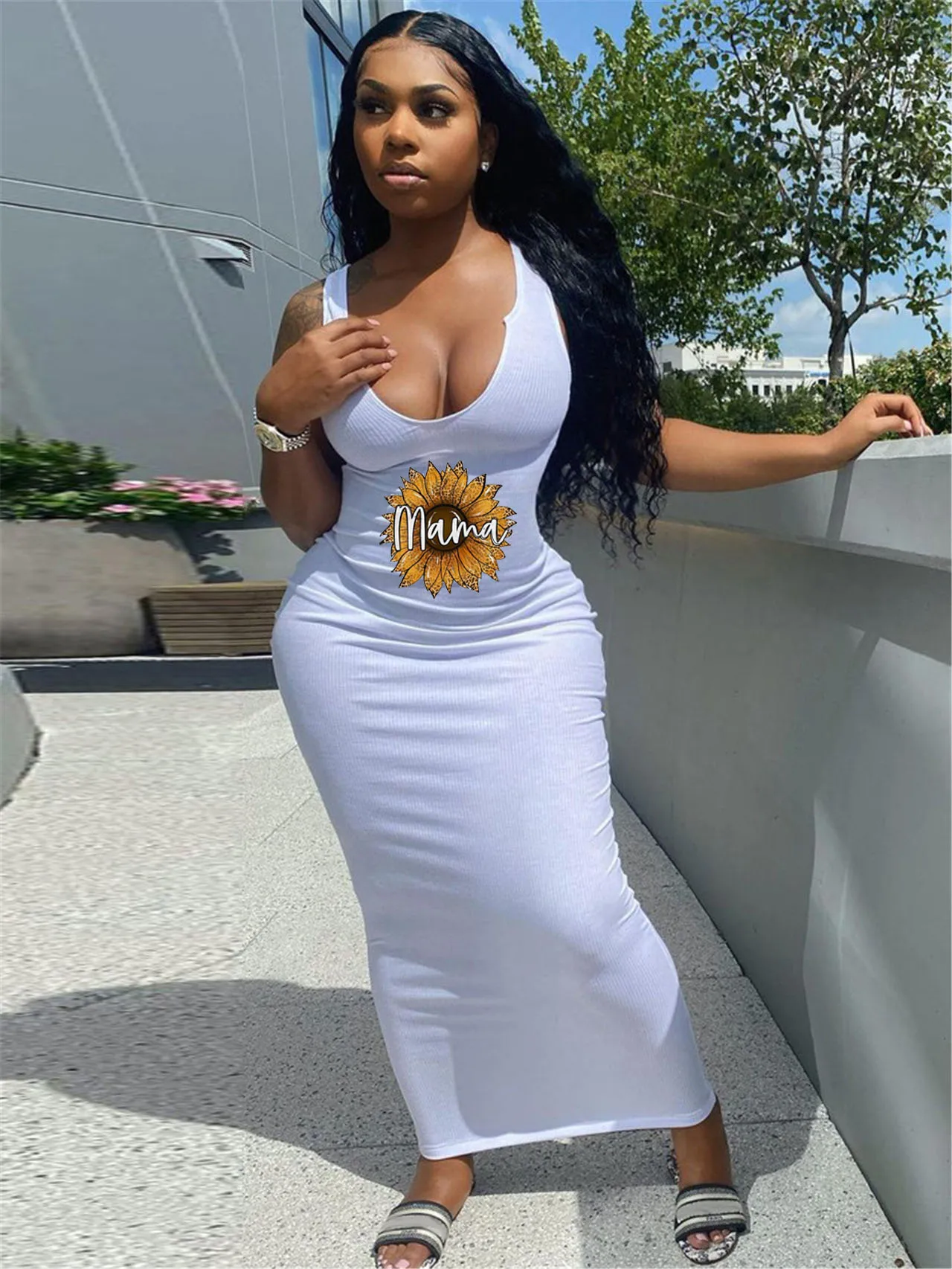 

Long Sleeve One Shoulder Sexy Maxi Dress For Women Elegant Cut Out Party Prom Evening Long Dresses 2022 Fall White Brown Bodycon
