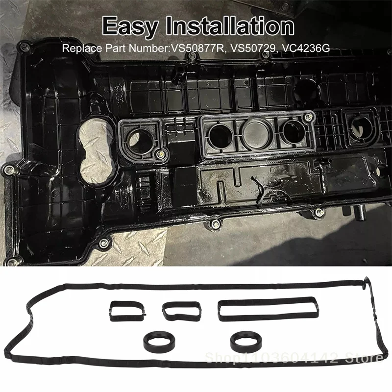 1 комплект прокладок клапанной крышки для Ford EcoSport/Фокус VS50877R VS50729 VC4236G черные