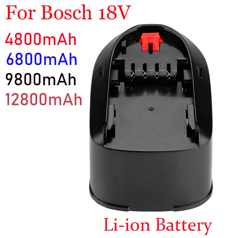 

Литий-ионный аккумулятор 18 в 12800 мАч для инструментов Bosch 18 в PBA PSB PSR PST Bosch Home & Garden Tools (только для Type C) AL1830CV AL1810CV AL1815CV