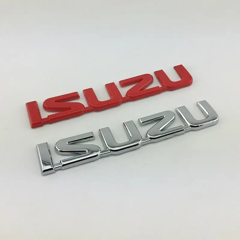 

1 шт. 3D ABS высокое качество ISUZU Автомобильная буква задний хвост Наклейки на багажник эмблема значок наклейка автостайлинг автомобильные аксессуары