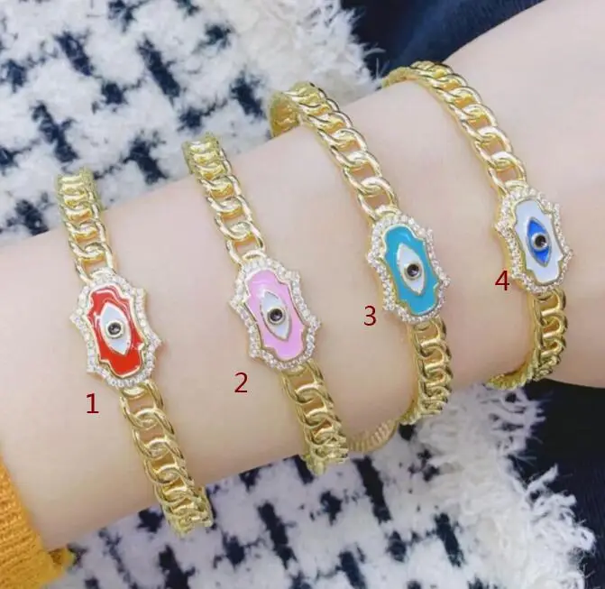 

1 шт., женский браслет с эмалью и кристаллами