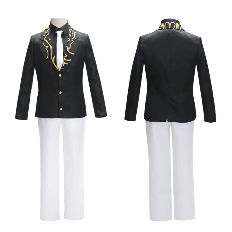 

Anime Demon Slayer Kimetsu no Yaiba Cosplay Kibutsuji Muzan Costume Uniform Hat Suit Halloween Costume Men Women