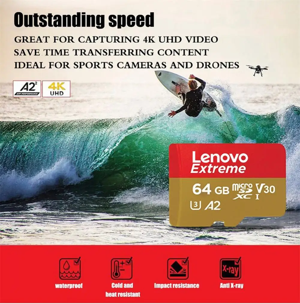 TF-карта памяти Lenovo 16 ГБ 32 64 128 256 512 ТБ |