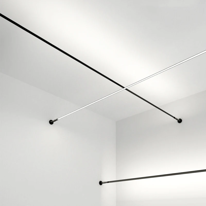 

Современная черная линейная настенная лампа Skyline, настенное бра, лампа-полоса для гостиной, декоративное освещение, светильник для ванной комнаты