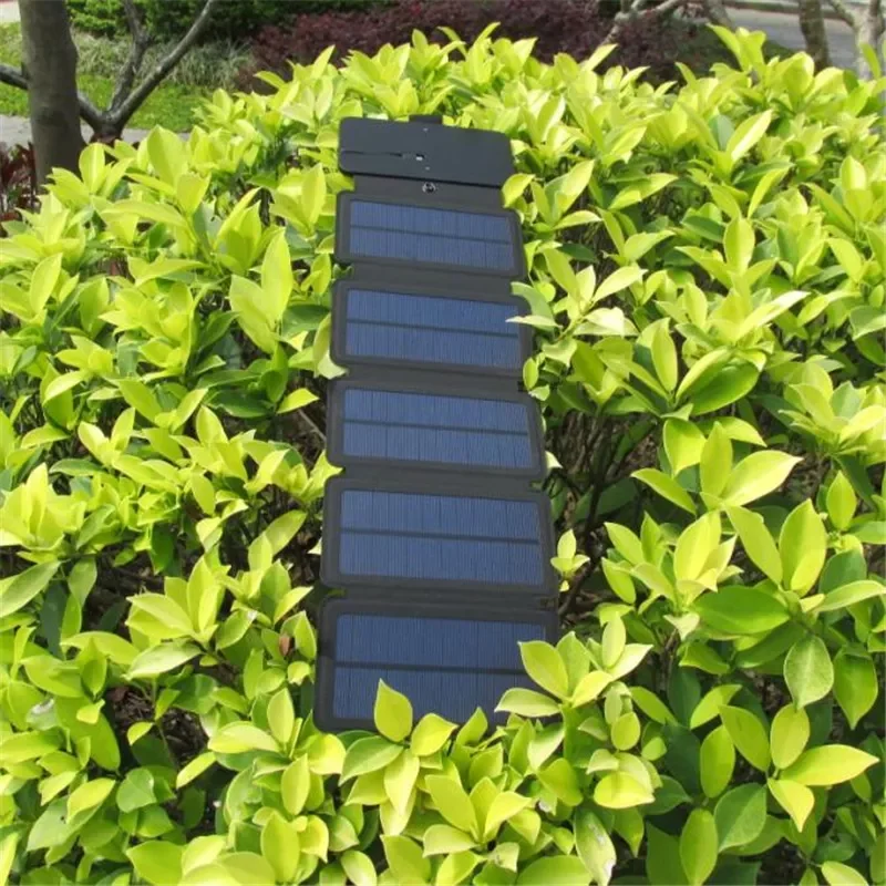 

KERNUAP 20W Power Folding Solar Cells Charger Outdoor 5V 2.1A USB Output Devices Portable Solar Panels For Phone Charging