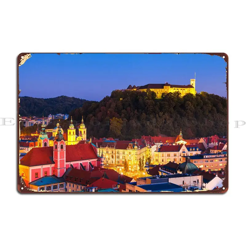 Металлические знаки, дизайн кухни, пещеры, кинотеатра, постер, Любляна 03