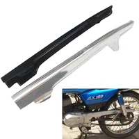 motorcycle stainless steel chain guard cover case bike frame protector for suzuki ax100 chrome black chain guard cover