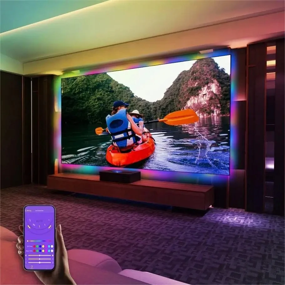 100 дюймовый 120 150 ALR T-Prism с фиксированной рамкой экран для проектора 4K