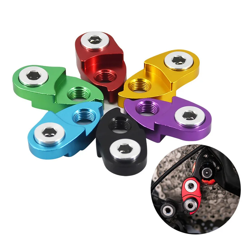 

1 PC Bicycle Rear Derailleur Hanger Extension Extender Aluminum Road Bike MTB Cycling Frame Gear Tail Hook Extender Road Link