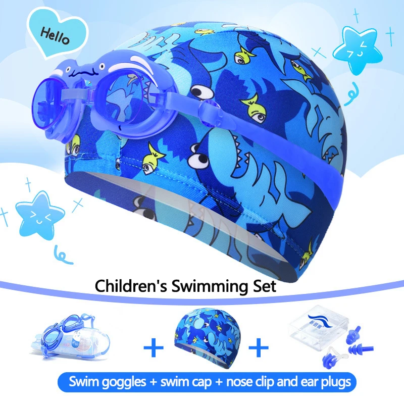 

Детская силиконовая шапочка для плавания, удобная Водонепроницаемая высокоэластичная шапочка для бассейна, с мультяшным рисунком, для дайвинга