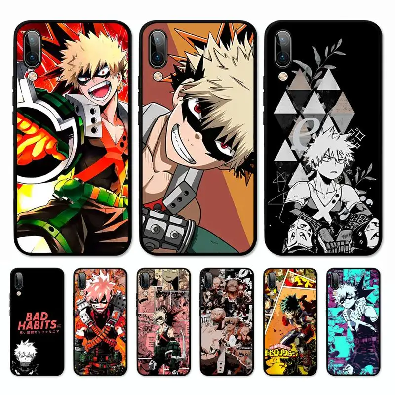 

Katsuki Bakugo Boku My Hero Academia Phone Case for Vivo Y91C Y11 17 19 17 67 81 Oppo A9 2020 Realme c3