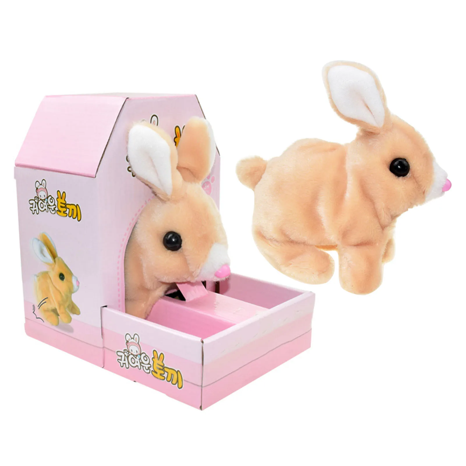 

Walking Rabbit Toy Electronic Interactive Pet Rabbit Realistic Toy Rabbits That Act Real Walking Talking Ears Wagging For Kids