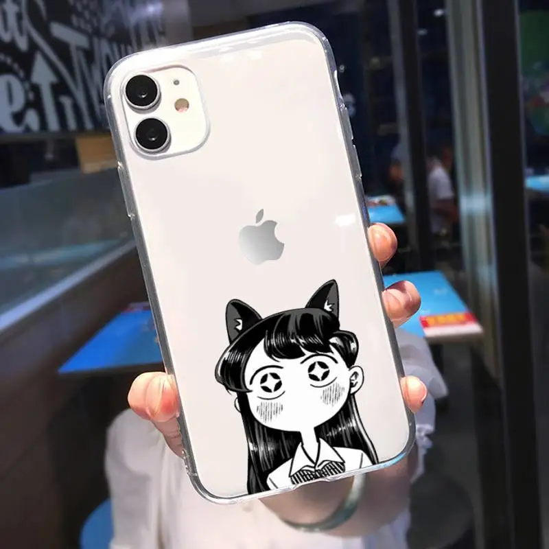 Чехол для телефона RUICHI с рисунком манги Chibi Komi Shouko Komi-san iPhone 11 12 Mini 13 Pro XS Max X 8 7 6s Plus 5
