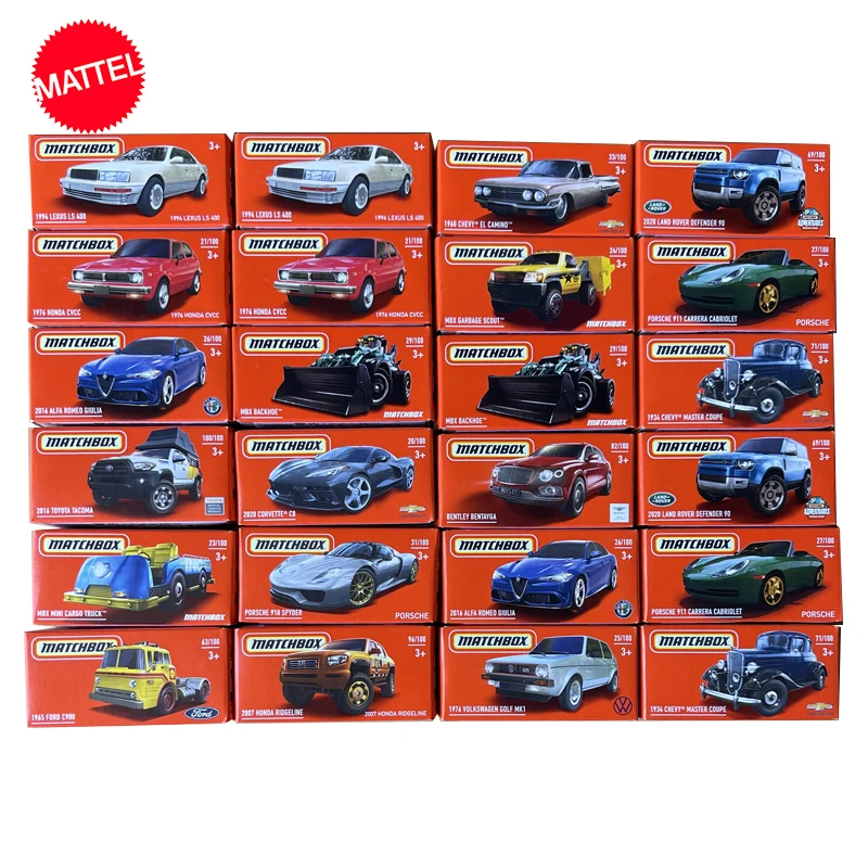 Car Boxed 1/64 Diecast City Hero Alloy Model Tesla Volkswagen Porsche Vehicles Toys For Boys Collection Gift