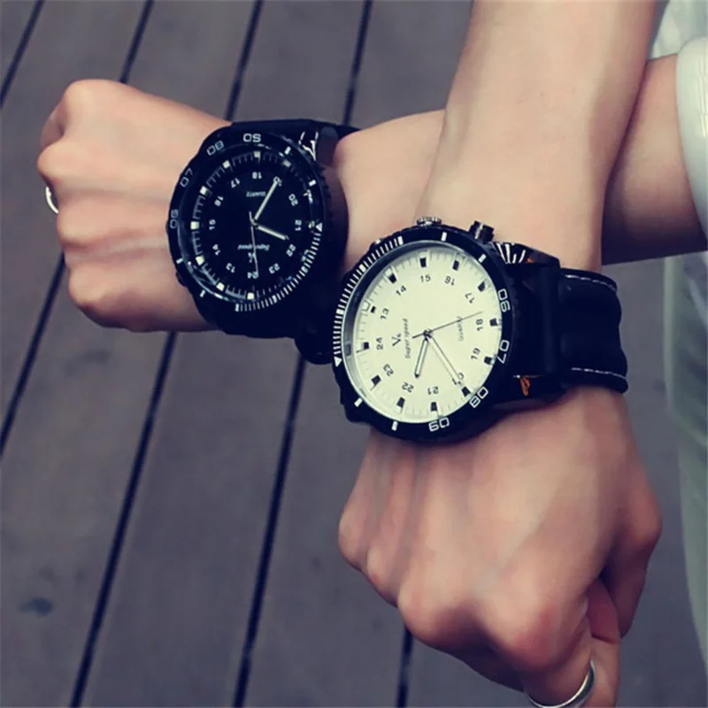 

2023 New Unisex Women Men Wristwatch Sports Watches Outdoor Fashion Quartz Watch Large Round Dial Wristwatc