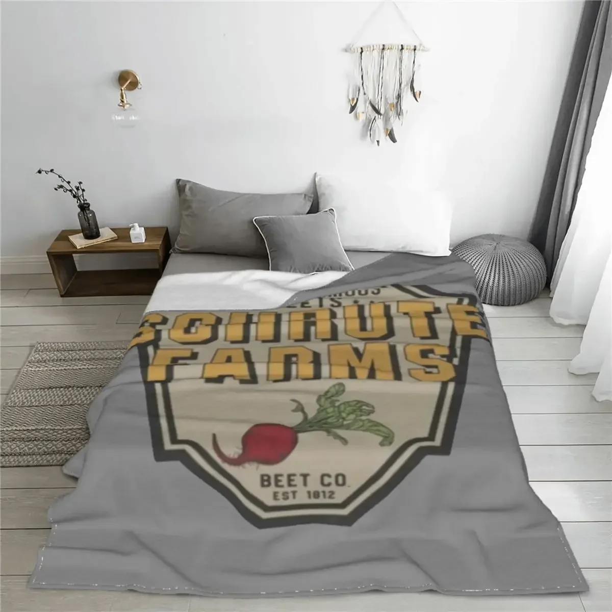 Dwight Schrute Farms Флисовое покрывало