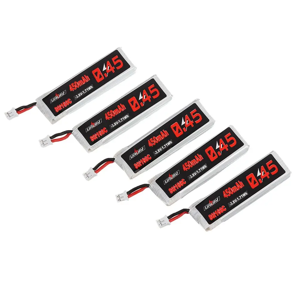 

Запуav 3,8 V 450mAh 80C/160C 1S литий-полимерная батарея PH2.0 разъем EMAX Tinyhawk II 75mm Tiny7 Happymodel Snapper резервная батарея